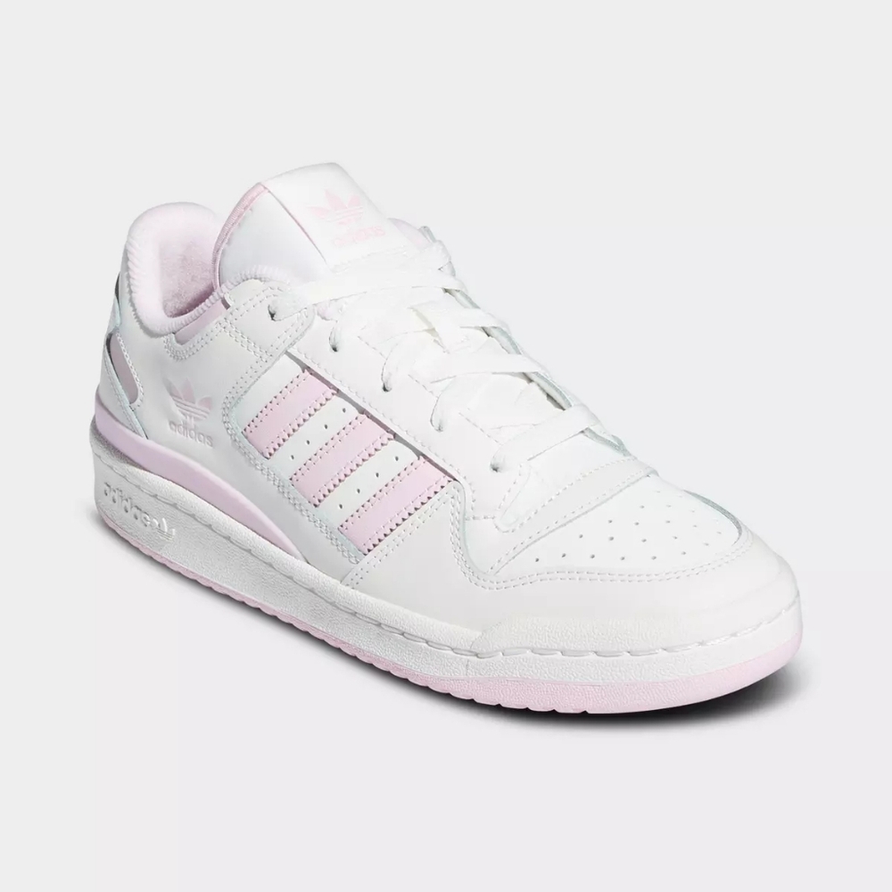 Adidas White and Light Pink Trainers
